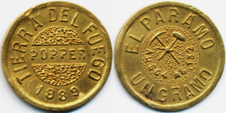 Moneda 1g 1889